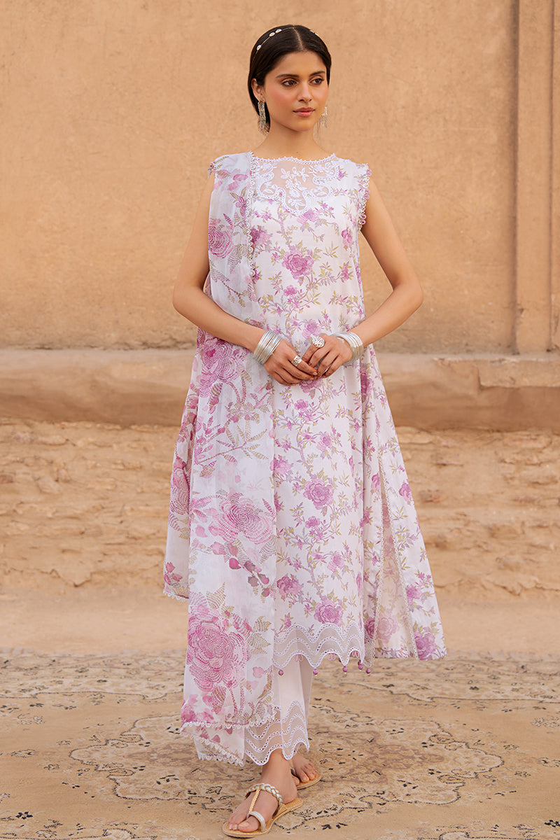 Cross Stitch | Eid Lawn Edit 25 | LILAC HINT - Official Cross Stitch stockist in UK - Sakeena London