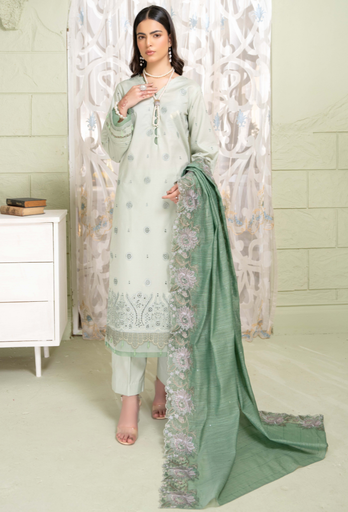 Humdum | Baad e Baharan Lawn | Baad e Baharan - D05 - Official HumDum stockist in UK - Sakeena London