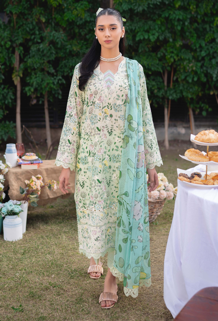 Humdum | Gardenia Lawn 24 | Printkari Lawn PLG 07 - Official HumDum stockist in UK - Sakeena London