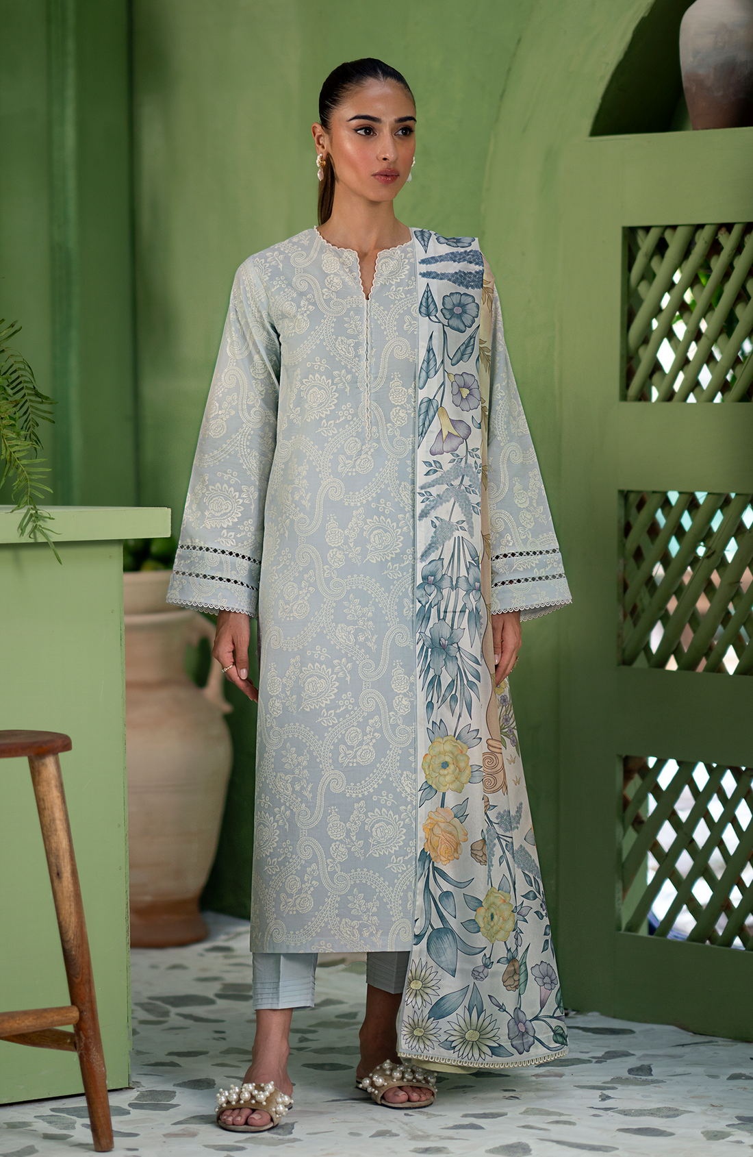 Seran | Artisan Lawn 25 | GLACE - Official Seran stockist in UK - Sakeena London