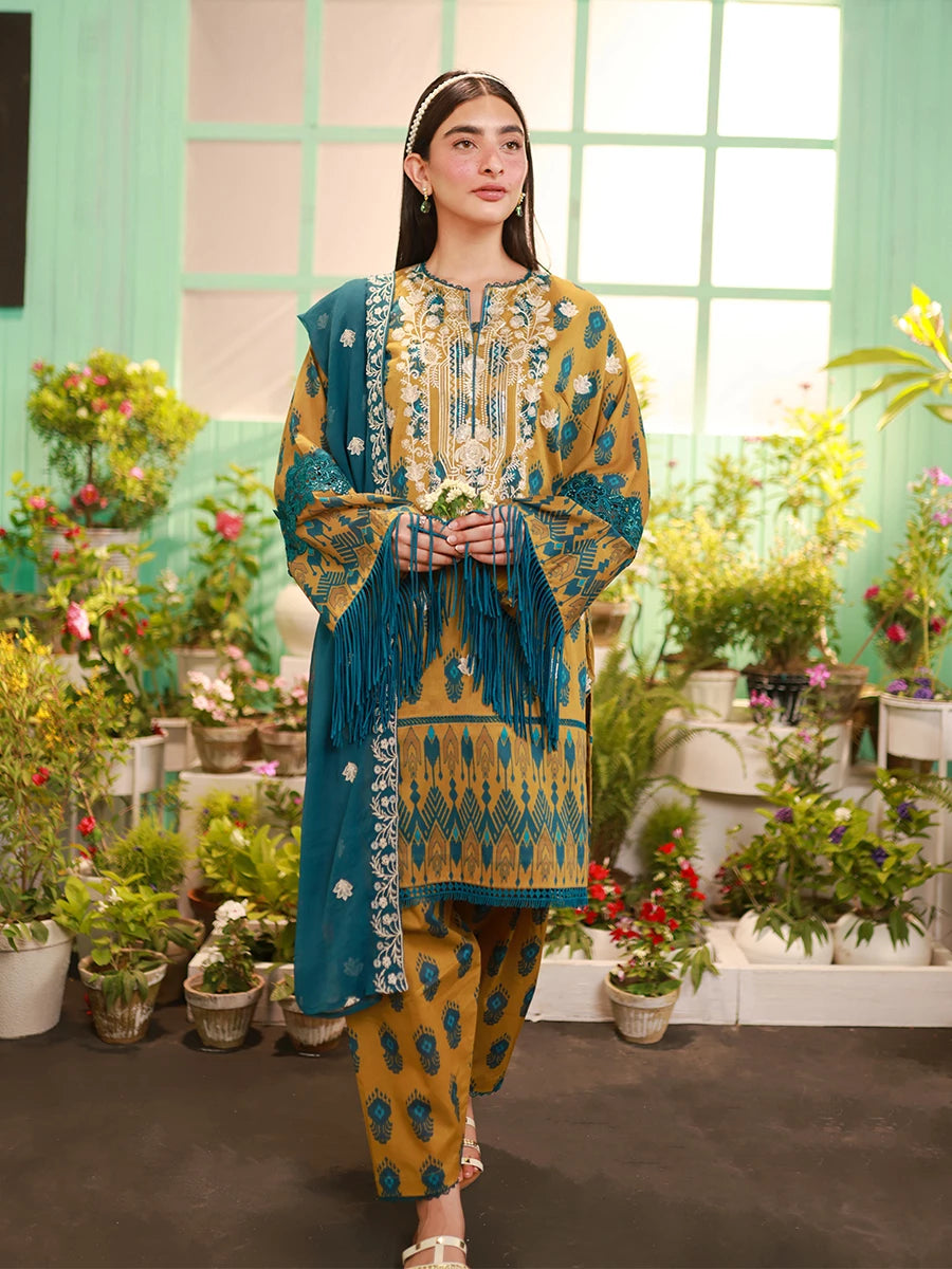 Salitex | Izel Lawn 24 | RADIANCE - LUXURY LAWN EMBROIDERED SUIT - Official Salitex stockist in UK - Sakeena London