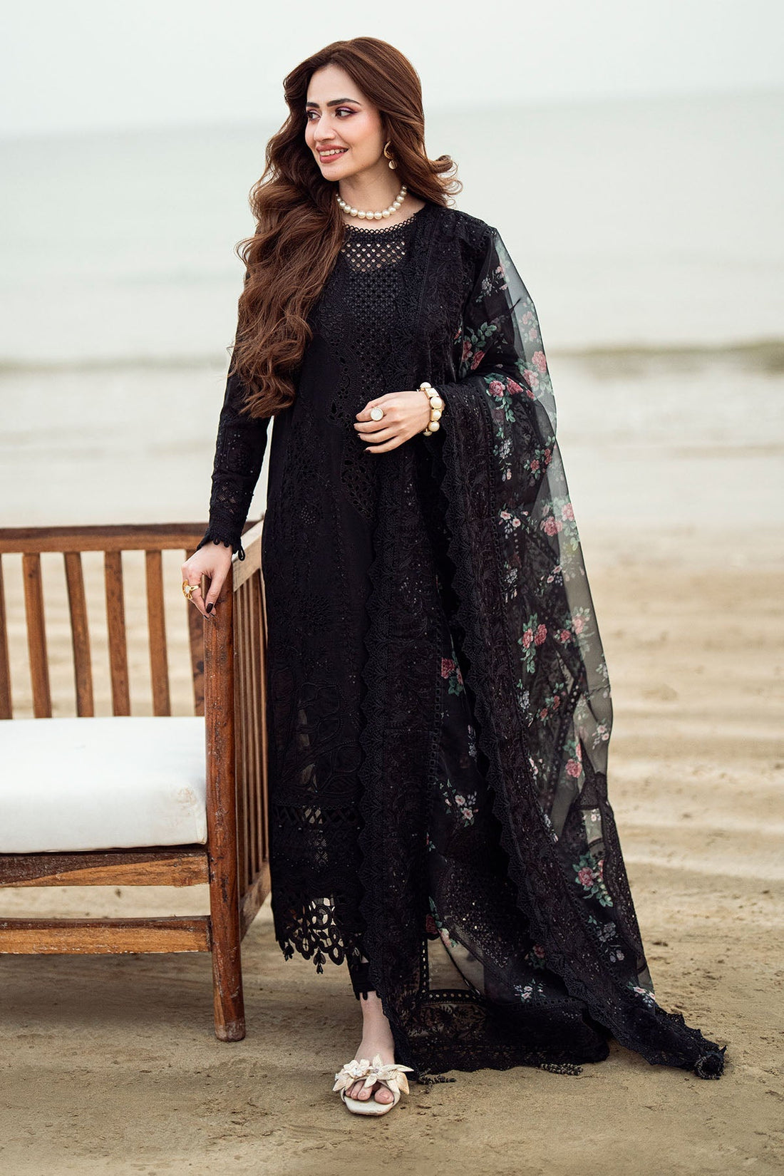 Nureh | Khuwab Luxury Lawn | NE-151 - Official Nureh stockist in UK - Sakeena London