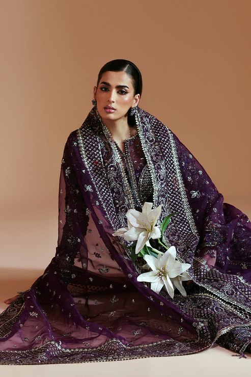 Emaan Adeel | Celestique Formals 25 | AMETHYST - Official Emaan Adeel stockist in UK - Sakeena London