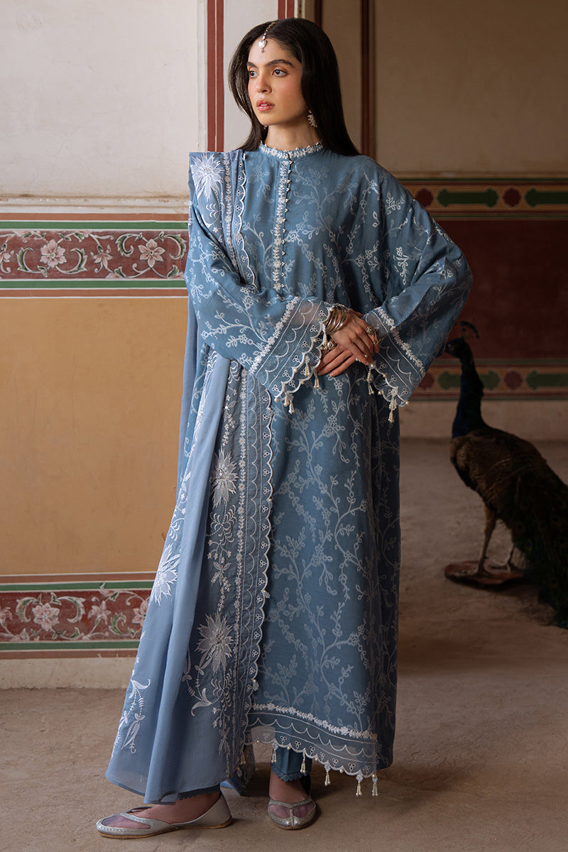 Cross Stitch | Eid Lawn Edit 25 | SILVER MIST - Official Cross Stitch stockist in UK - Sakeena London