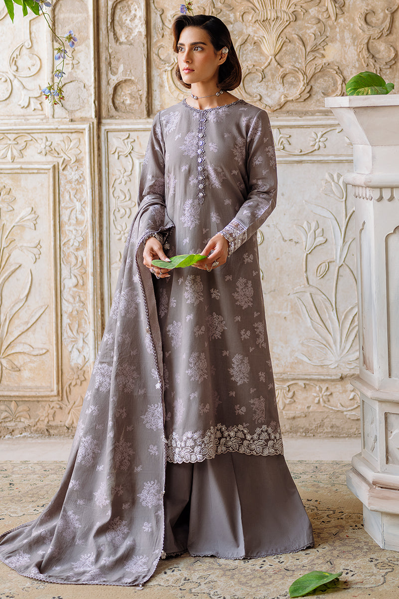 Cross Stitch | Eid Lawn Edit 25 | DESERT TAUPE - Official Cross Stitch stockist in UK - Sakeena London