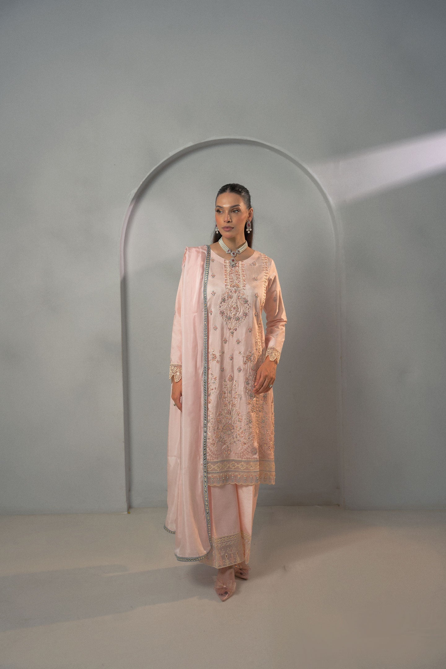 Fozia Khalid | Dilkash Festive Wear 25 | Mira - Official Fozia Khalid stockist in UK - Sakeena London