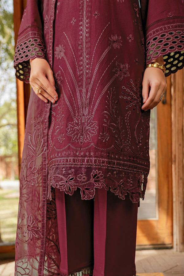 Farasha | Summer Weaves Embroidered Lawn | Zella - Official Farasha stockist in UK - Sakeena London
