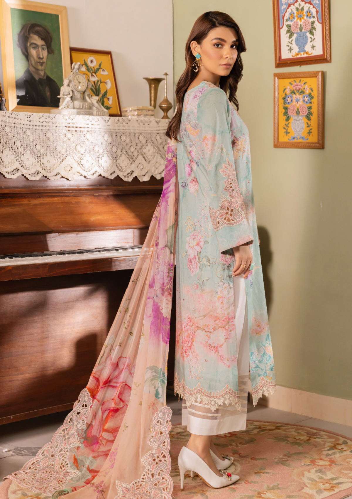 Lawn Collection - Iznik - Dastan - IDL#10 Manha