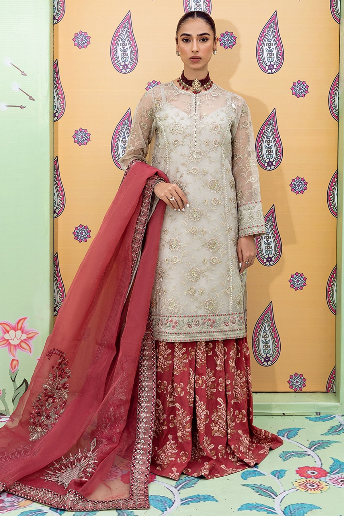Nureh | Fancy Formals | NP-340 - Official Nureh stockist in UK - Sakeena London