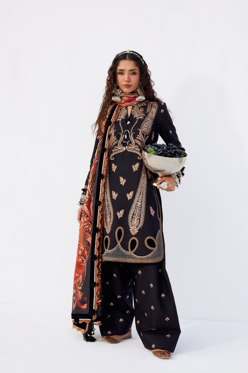 Saira Rizwan | Winter Khaddar 25 | MAHTAAB-SRW25-01 - Official Saira Rizwan stockist in UK - Sakeena London