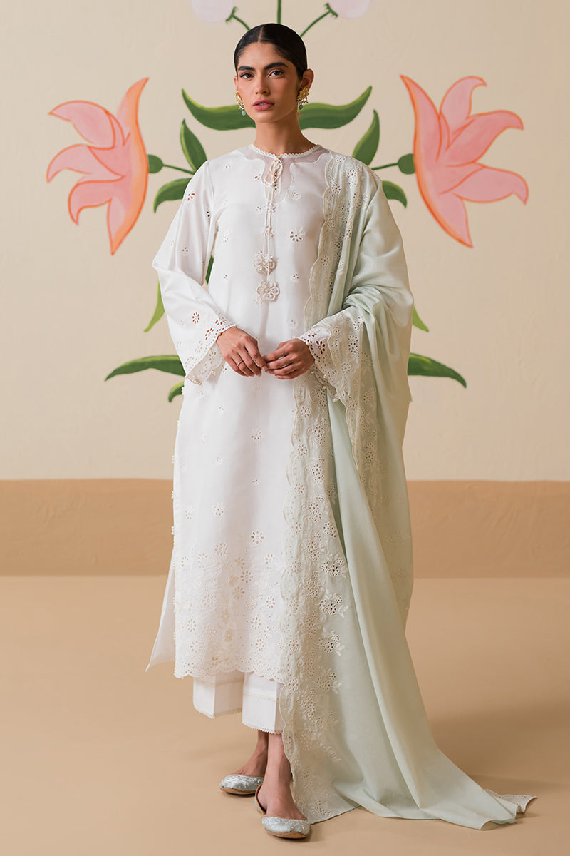 Cross Stitch | Chikankari Lawn Collection | P-06 - Official Cross Stitch stockist in UK - Sakeena London