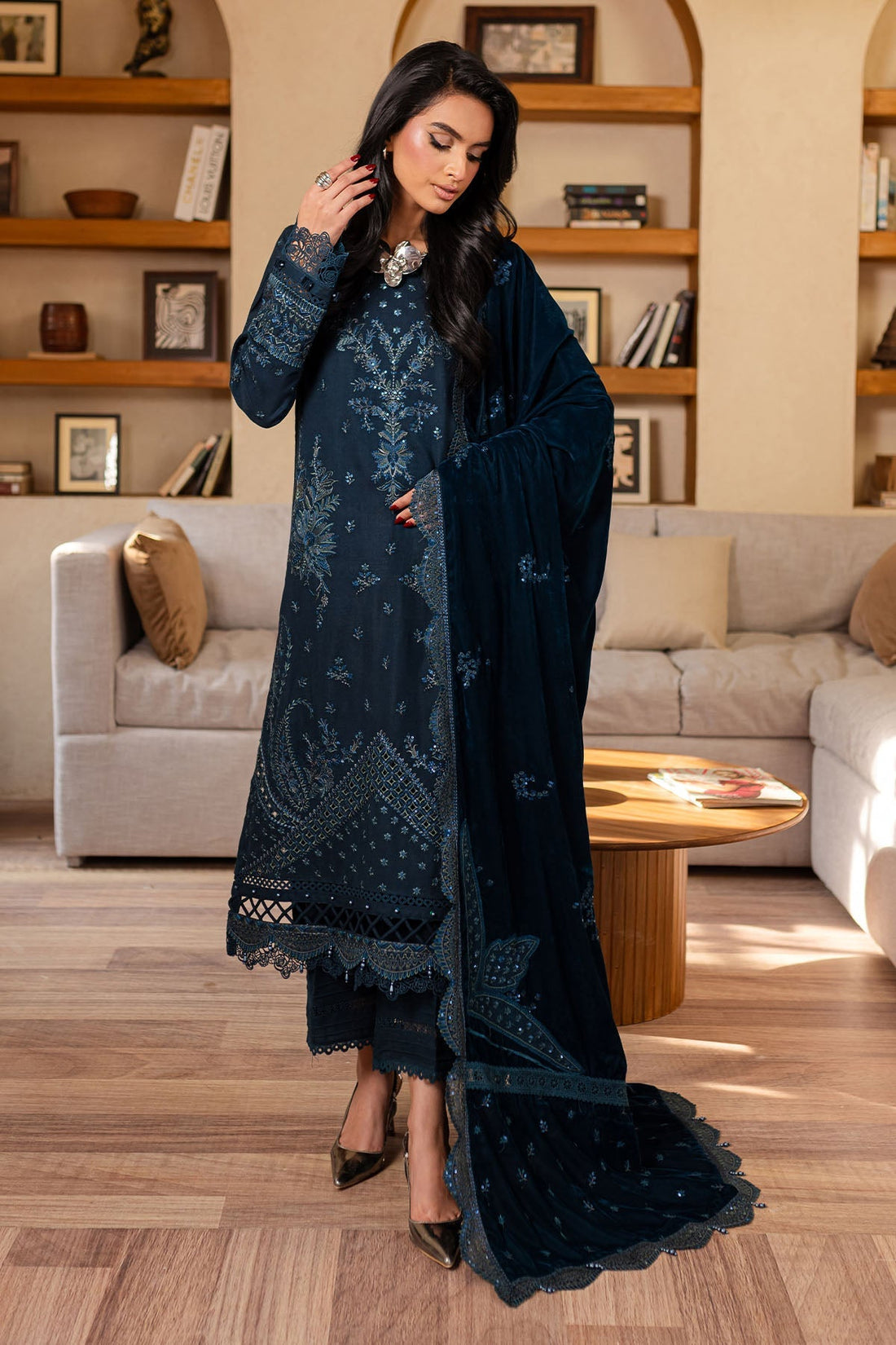 Nureh | Exclusive Shawls | NE-127 - Official Nureh stockist in UK - Sakeena London