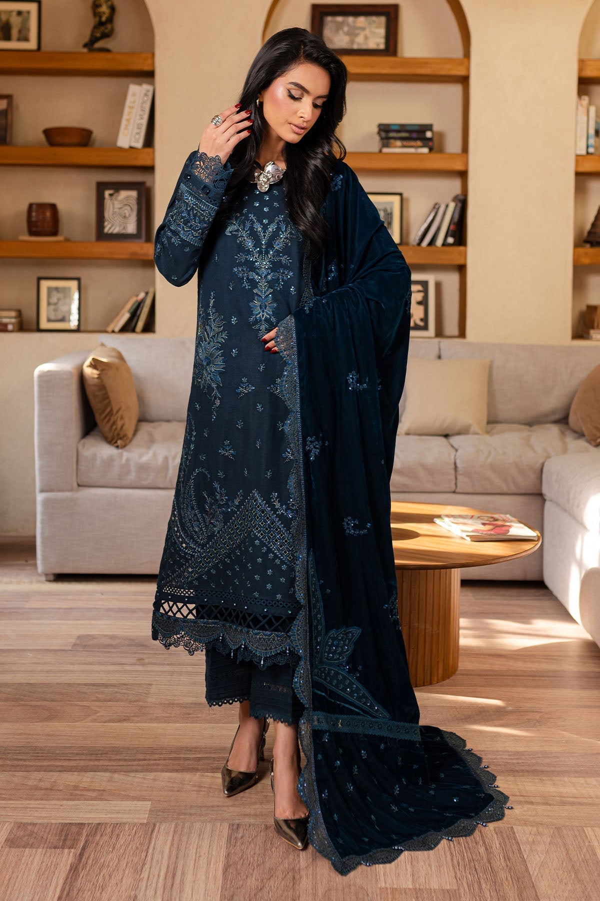 Nureh | Exclusive Shawls | NE-127 - Official Nureh stockist in UK - Sakeena London