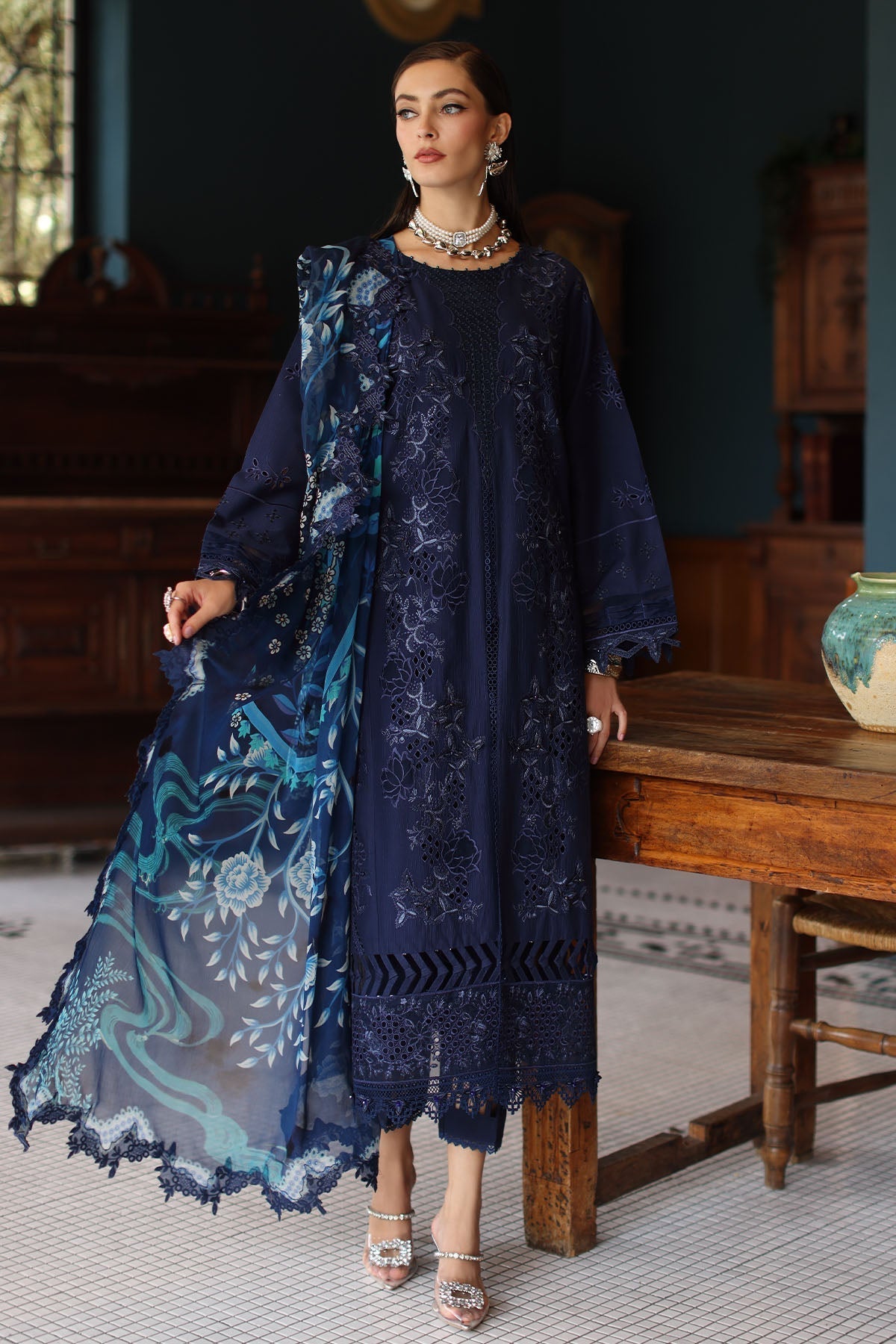 Nureh | Maya Lawn | NS-158 - Official Nureh stockist in UK - Sakeena London