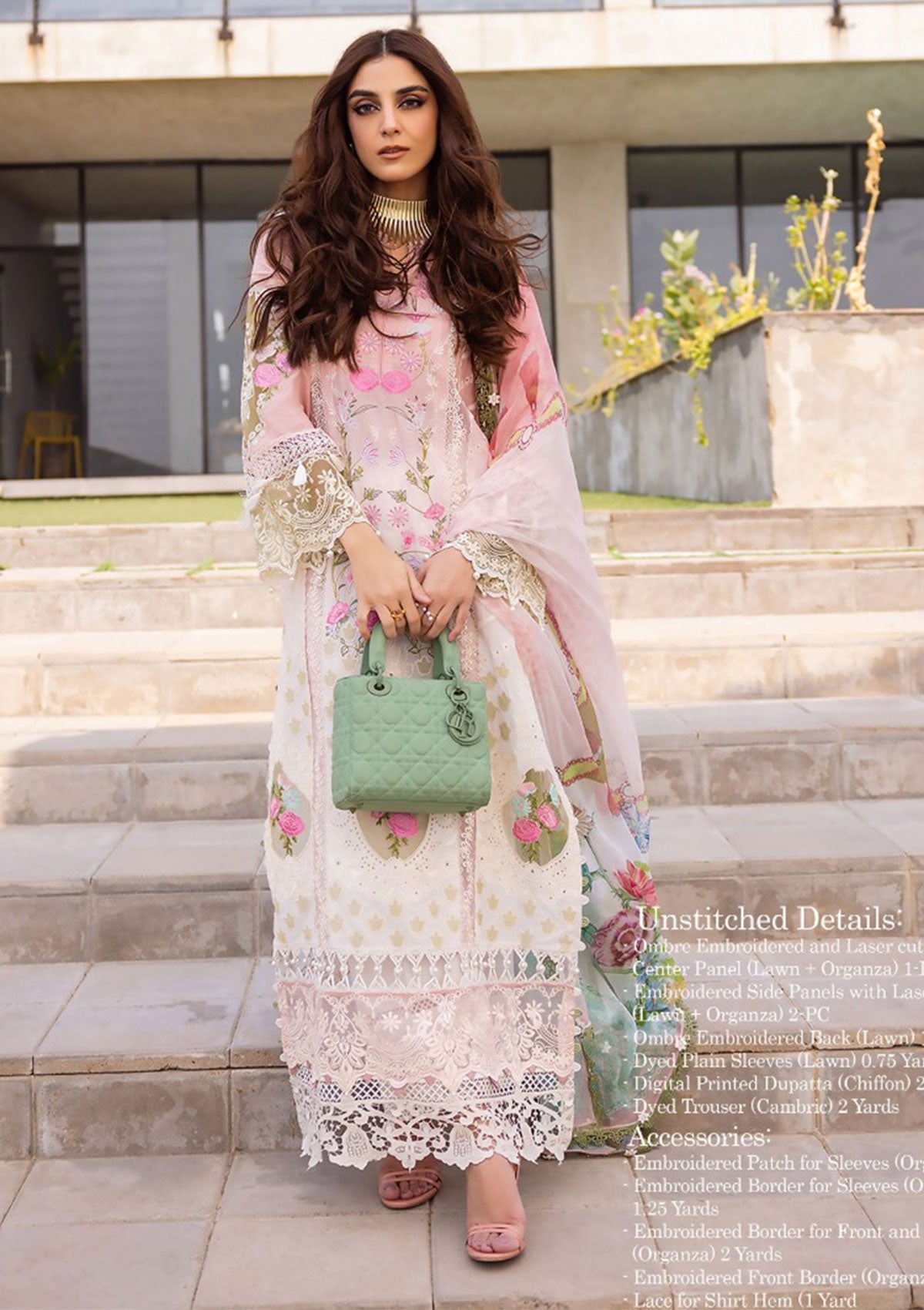 Lawn Collection - Saira Rizwan - Luxury Lawn - SLL24#01 - LAUREL