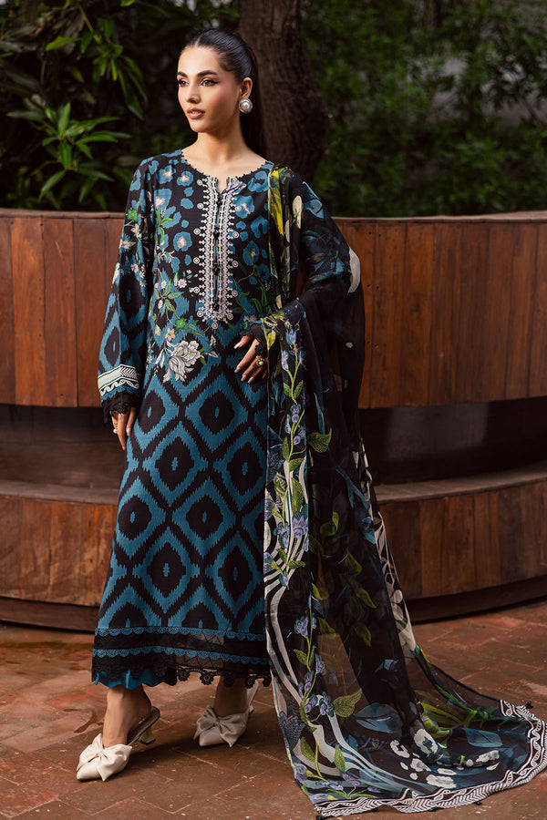 Nureh | Signature Printed Linen | SP-165 - Official Nureh stockist in UK - Sakeena London