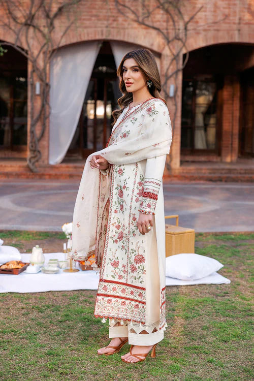 Farasha | Kaavish Lawn 24 | SURREAL WHITE - Official Farasha stockist in UK - Sakeena London