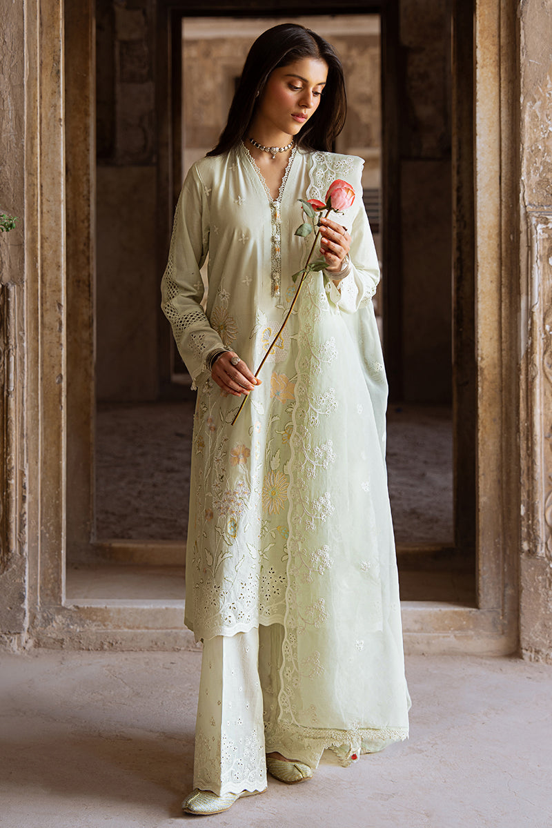Cross Stitch | Eid Lawn Edit 25 | AQUA SERENITY - Official Cross Stitch stockist in UK - Sakeena London
