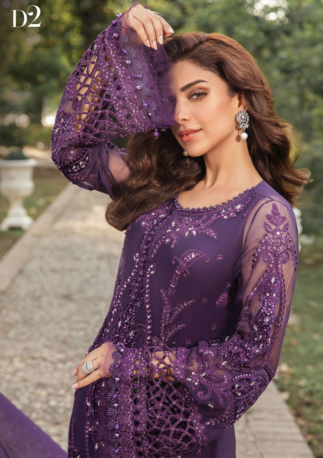 Formal Collection - Maria B - Unstitched - Chiffon 24 - MPC24#02