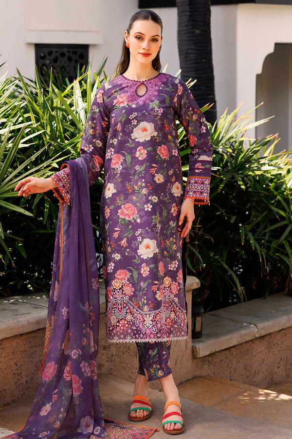 Farasha | Printed Essentials | Majestic Purple - Official Farasha stockist in UK - Sakeena London