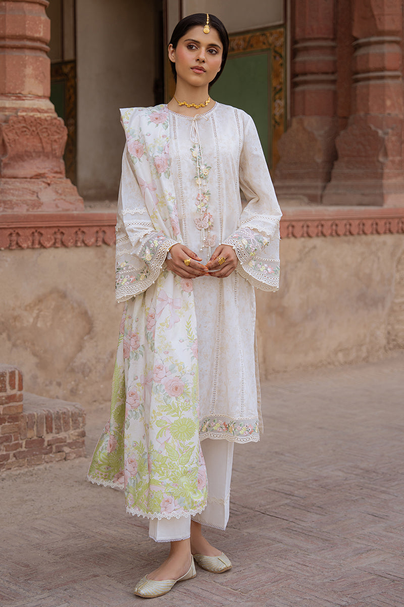 Cross Stitch | Eid Lawn Edit 25 | FLORAL GARLAND - Official Cross Stitch stockist in UK - Sakeena London