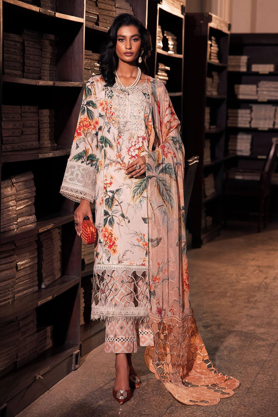 Nureh | Glam Girl Lawn | GL-13 - Official Nureh stockist in UK - Sakeena London
