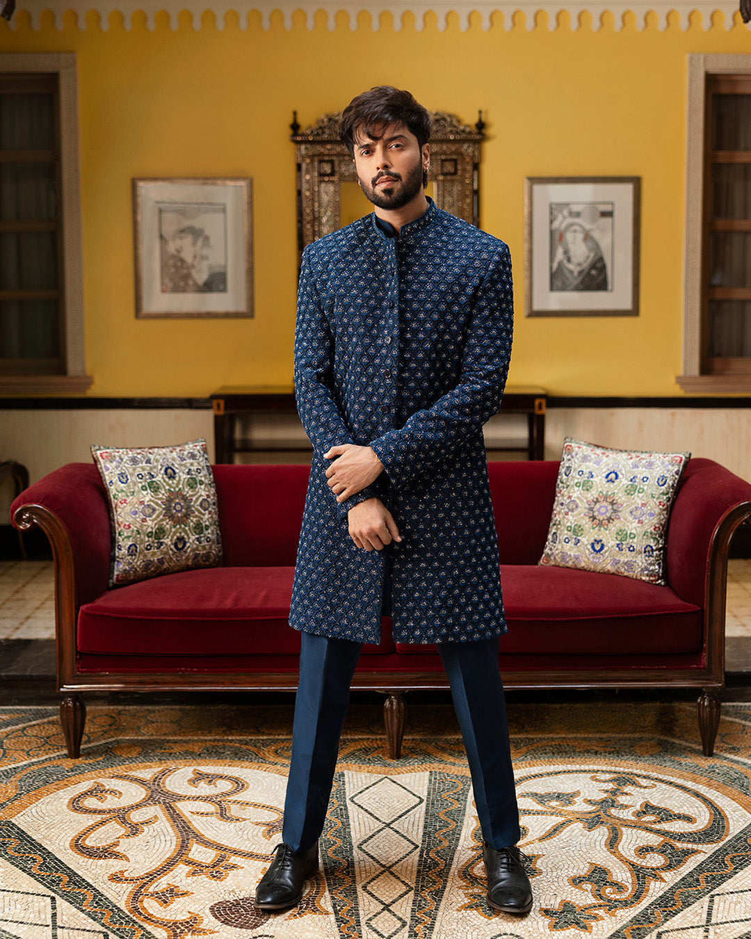 Pakistani Menswear | Faiza Saqlain | Safiy - Official Faiza Saqlain stockist in UK - Sakeena London