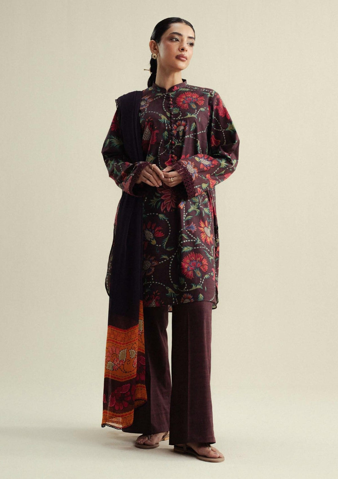 Zara Shahjahan | Coco Prints 25 | Meadow-1A - Official Zara Shahjahan stockist in UK - Sakeena London
