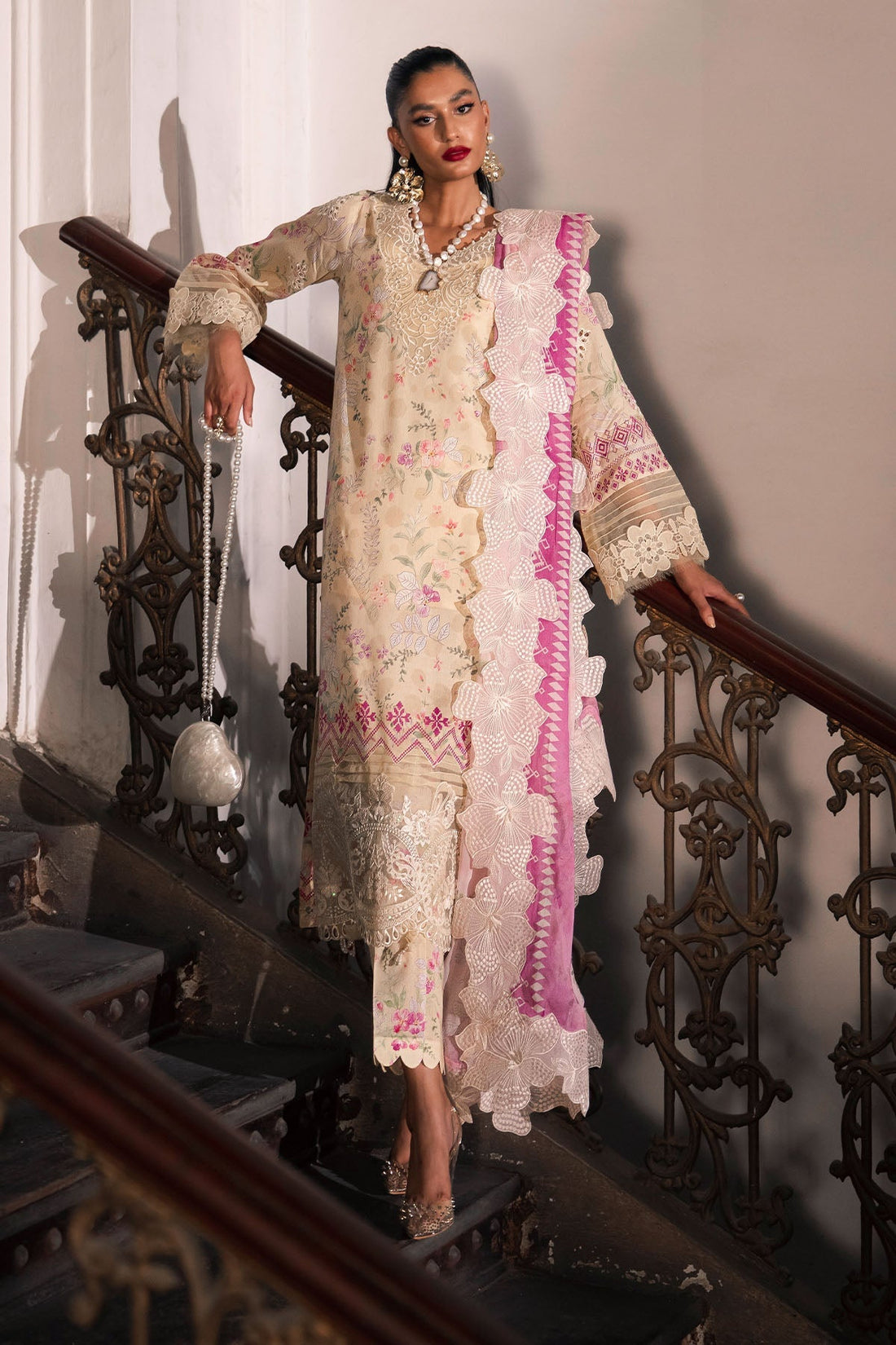 Nureh | Glam Girl Lawn | GL-14 - Official Nureh stockist in UK - Sakeena London