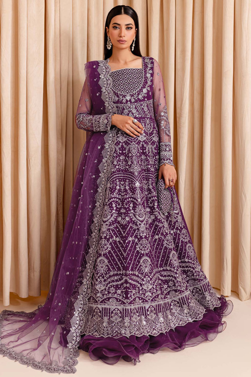 Farasha | Lumiere Formals | Plum Passion - Official Farasha stockist in UK - Sakeena London