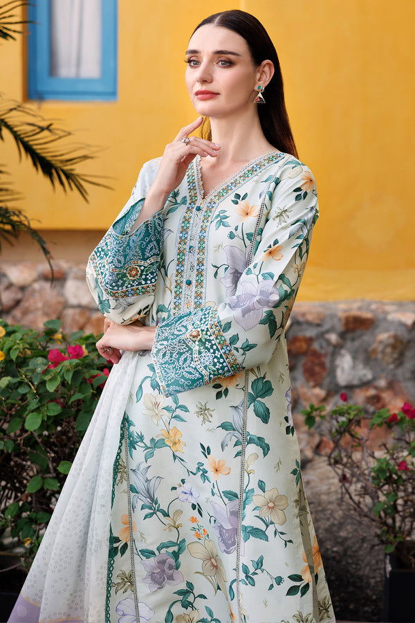 Farasha | Printed Essentials | Aqua Sparkle - Official Farasha stockist in UK - Sakeena London