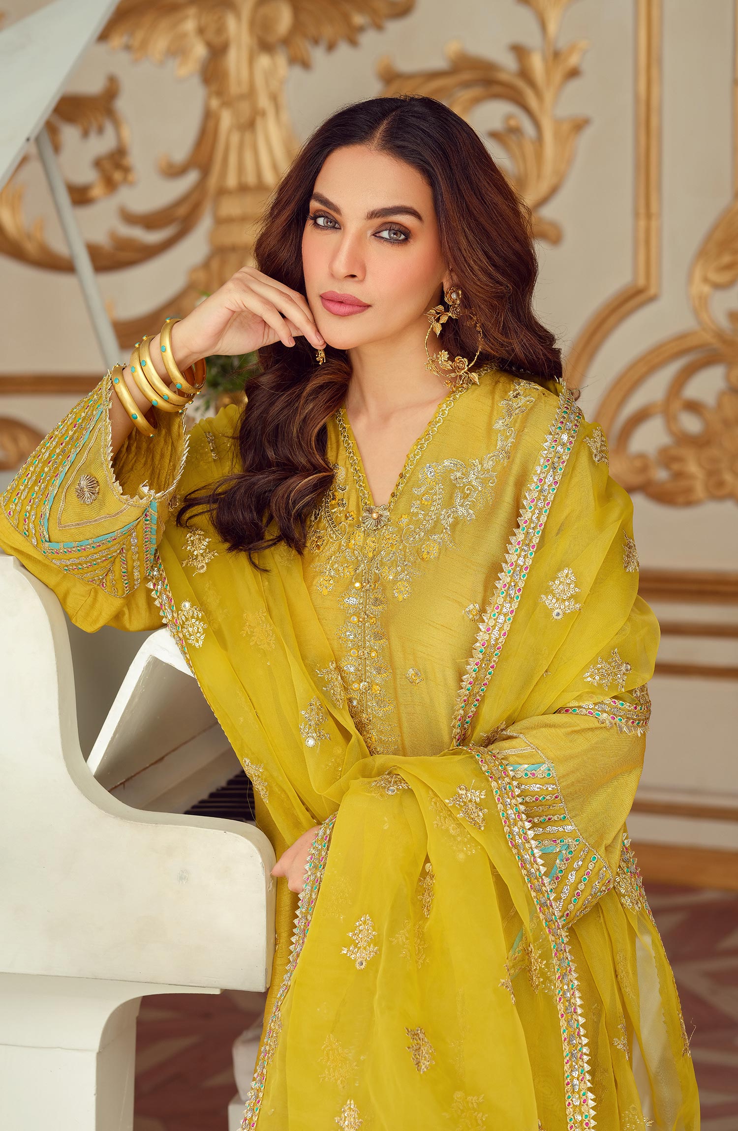 Mina Kashif | Luxury Pret | MK23-07 - Official Mina Kashif stockist in UK - Sakeena London