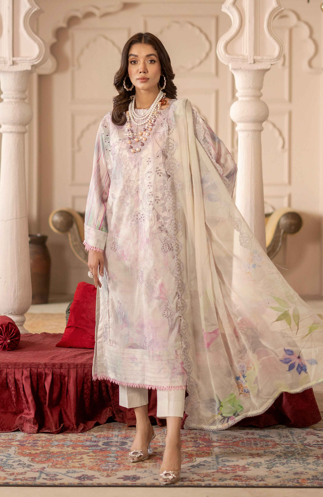 Al Zohaib | Sunshine Bloom Premium Lawn 25 | SBP-25-02 - Official Al Zohaib stockist in UK - Sakeena London