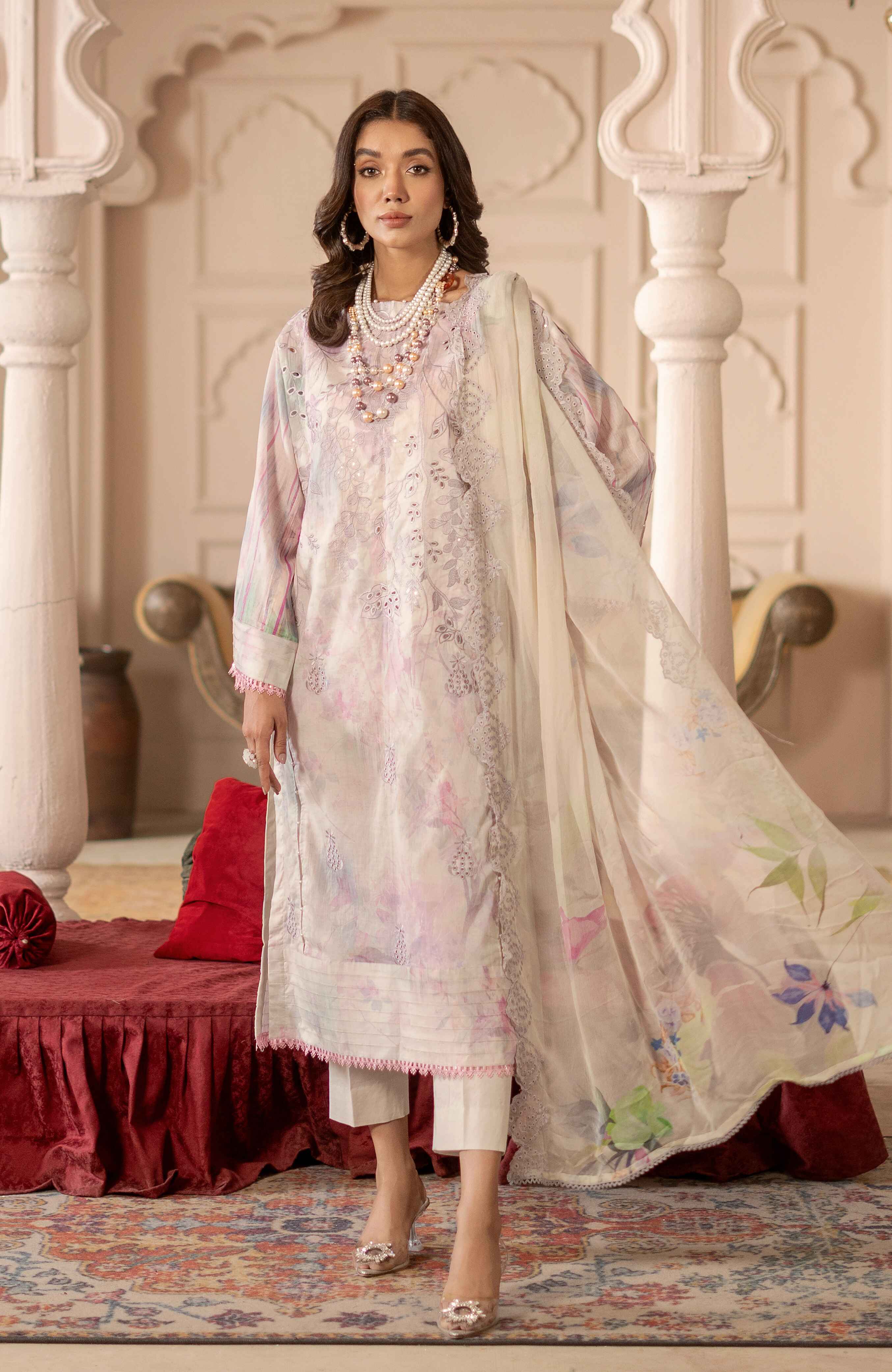Al Zohaib | Sunshine Bloom Premium Lawn 25 | SBP-25-02 - Official Al Zohaib stockist in UK - Sakeena London