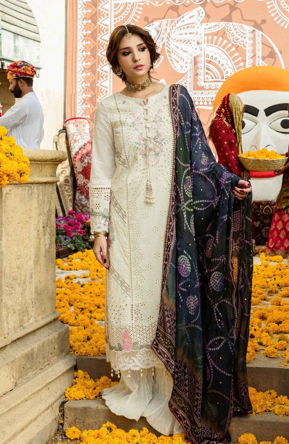 Al Zohaib | Bandhani The Tale of Jaipur 25 | BTJ-25-02 - Official Al Zohaib stockist in UK - Sakeena London