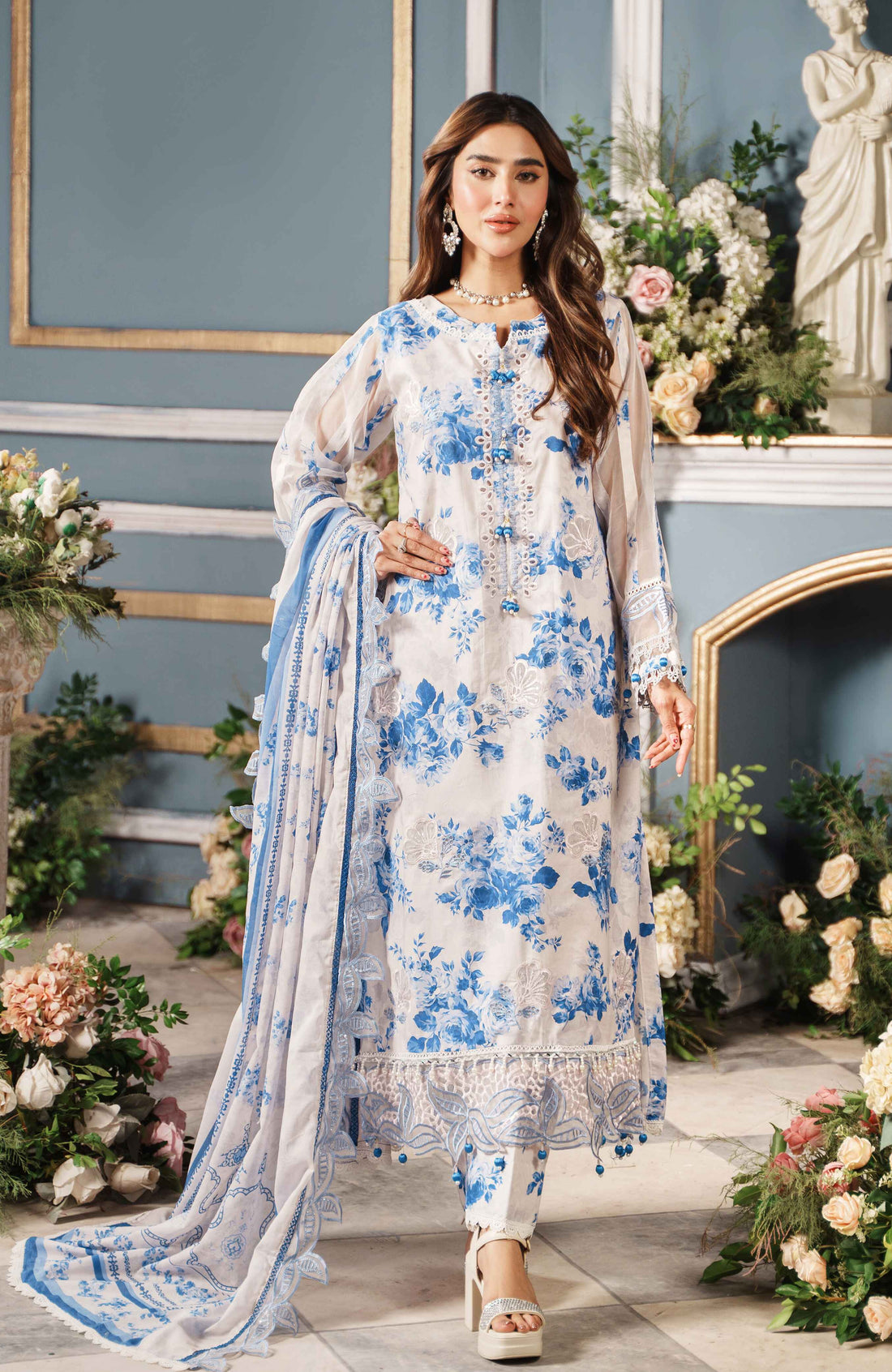 Al Zohaib | Printkari Cutwork Applique 24 | PCA-24-02 - Official Al Zohaib stockist in UK - Sakeena London