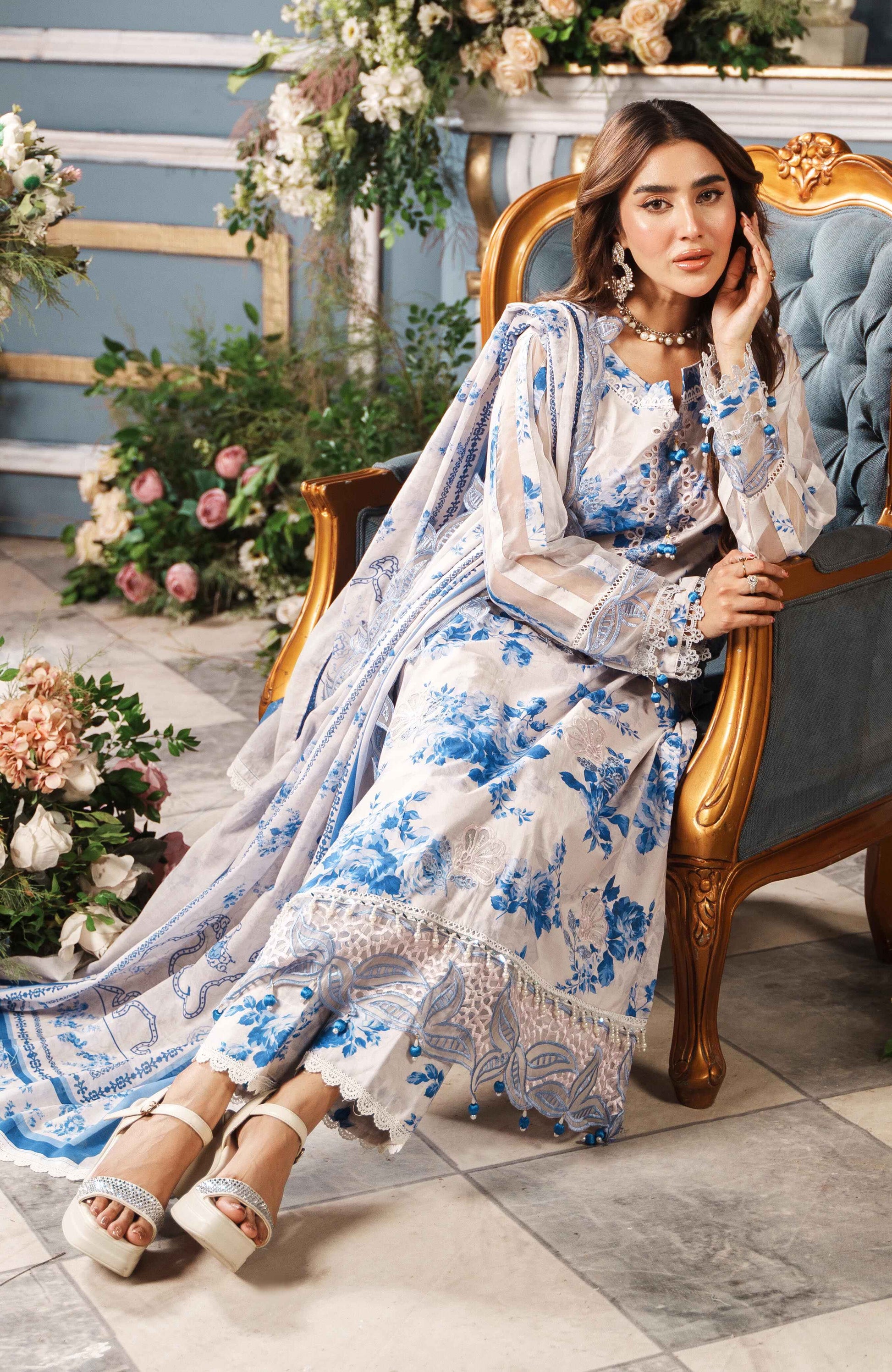 Al Zohaib | Printkari Cutwork Applique 24 | PCA-24-02 - Official Al Zohaib stockist in UK - Sakeena London