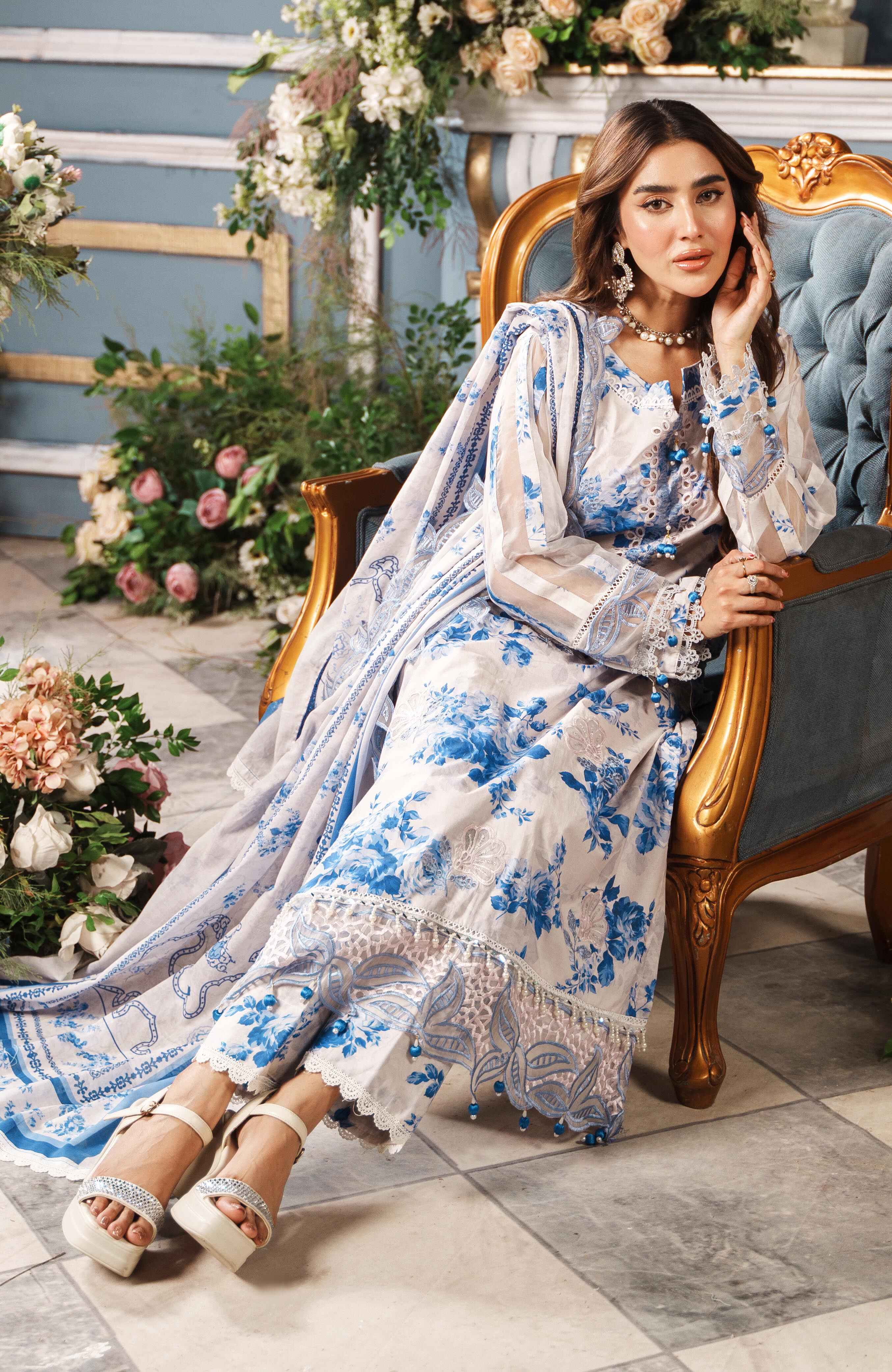Al Zohaib | Printkari Cutwork Applique 24 | PCA-24-02 - Official Al Zohaib stockist in UK - Sakeena London