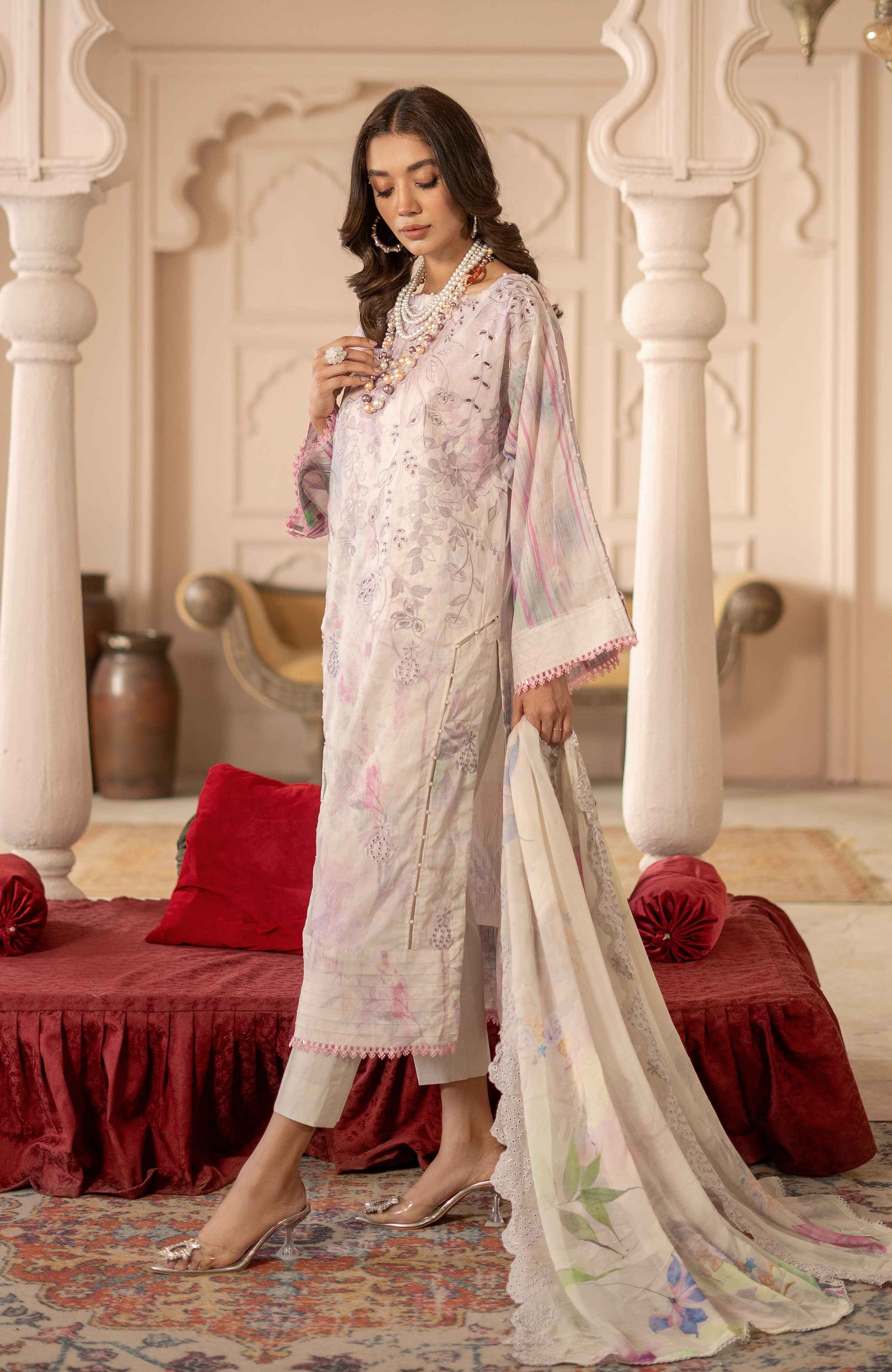 Al Zohaib | Sunshine Bloom Premium Lawn 25 | SBP-25-02 - Official Al Zohaib stockist in UK - Sakeena London
