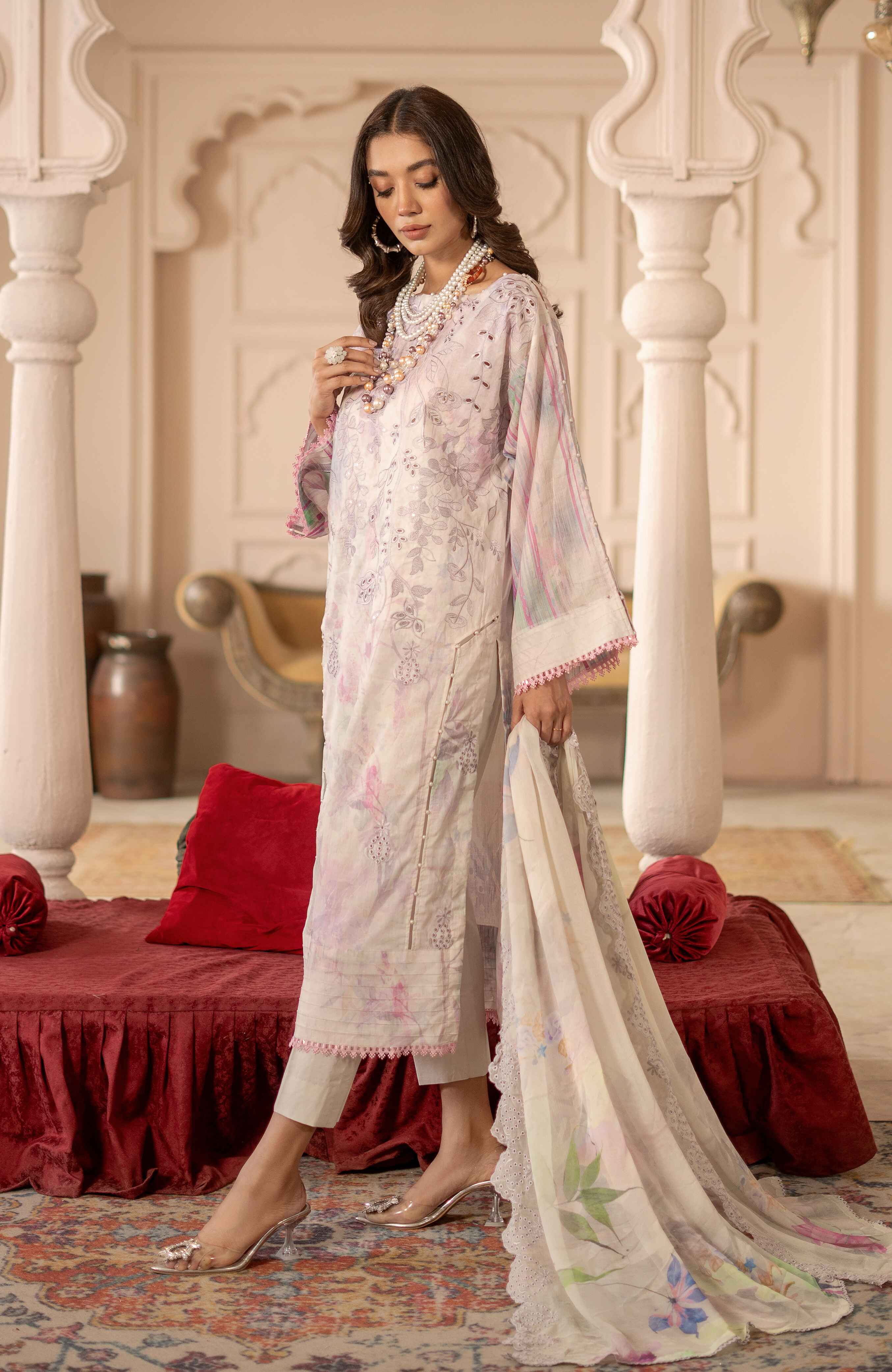 Al Zohaib | Sunshine Bloom Premium Lawn 25 | SBP-25-02 - Official Al Zohaib stockist in UK - Sakeena London
