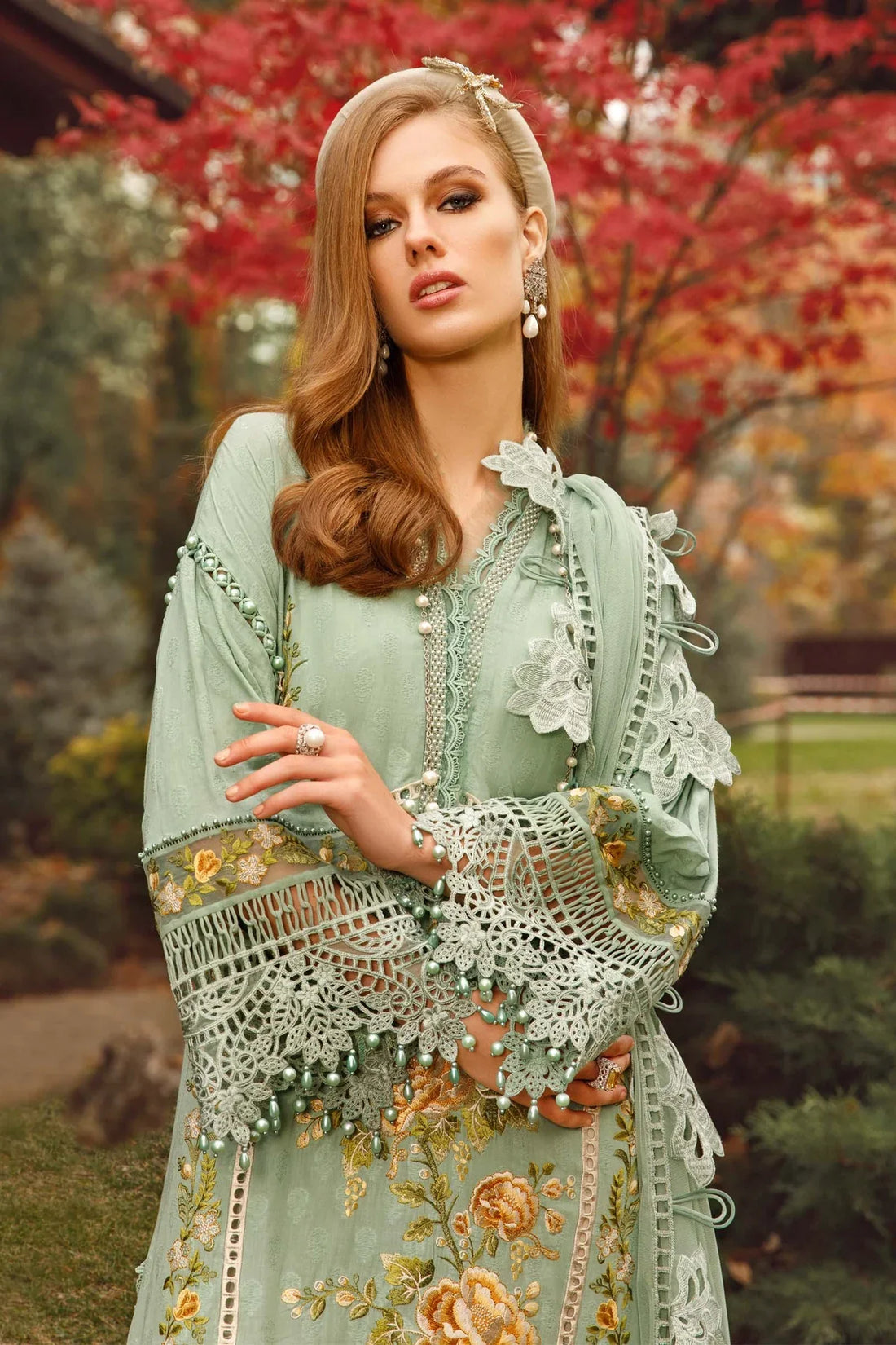 Maria B | Luxury Lawn | D-2302-B - Official Maria B stockist in UK - Sakeena London