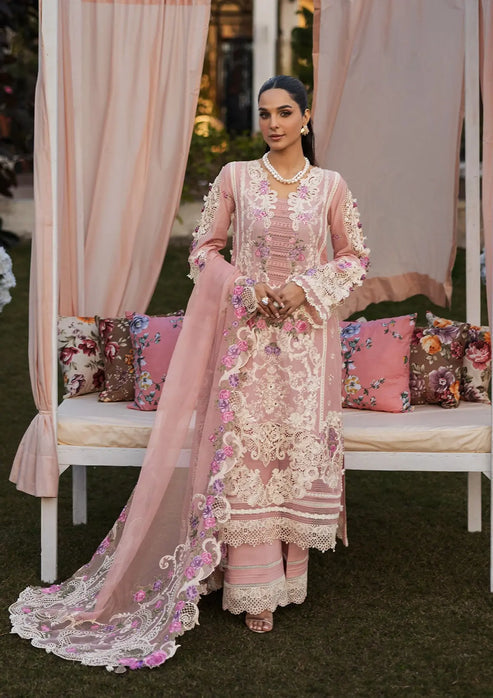 Kahf Premium | Luxury Lawn 25 | KLR-09 Bellerose - Official Kahf Premium stockist in UK - Sakeena London