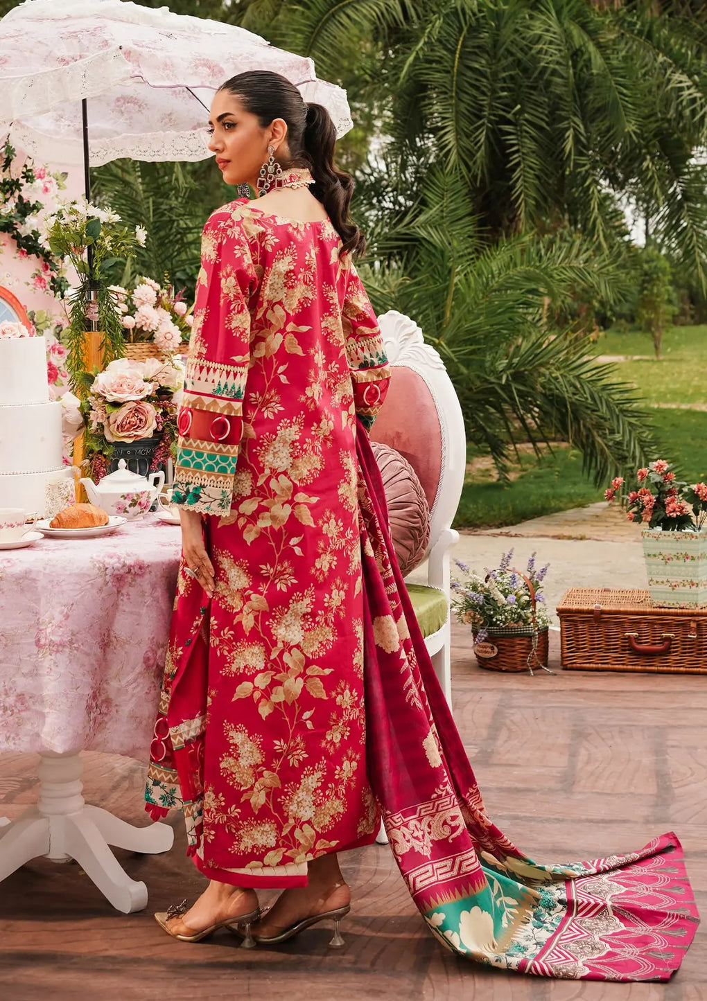 Elaf Premium | Printed Collection 24 | EEP-04A - Flores de Amor - Official Elaf Premium stockist in UK - Sakeena London