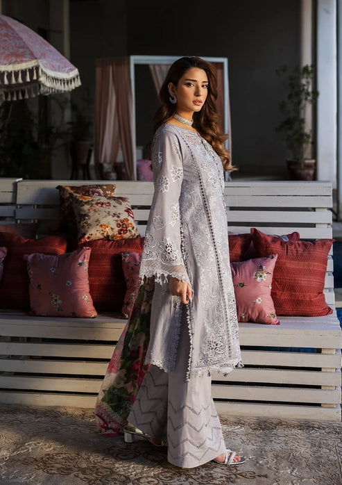 Kahf Premium | Luxury Lawn 25 | KLR-04 Lilia - Official Kahf Premium stockist in UK - Sakeena London