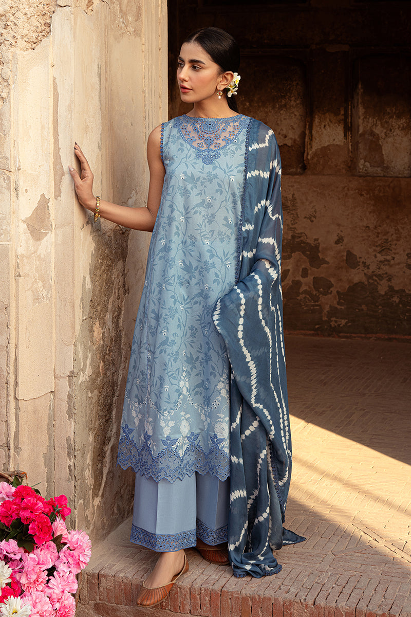 Cross Stitch | Premium Lawn 24 | BLUE SAND - Official Cross Stitch stockist in UK - Sakeena London