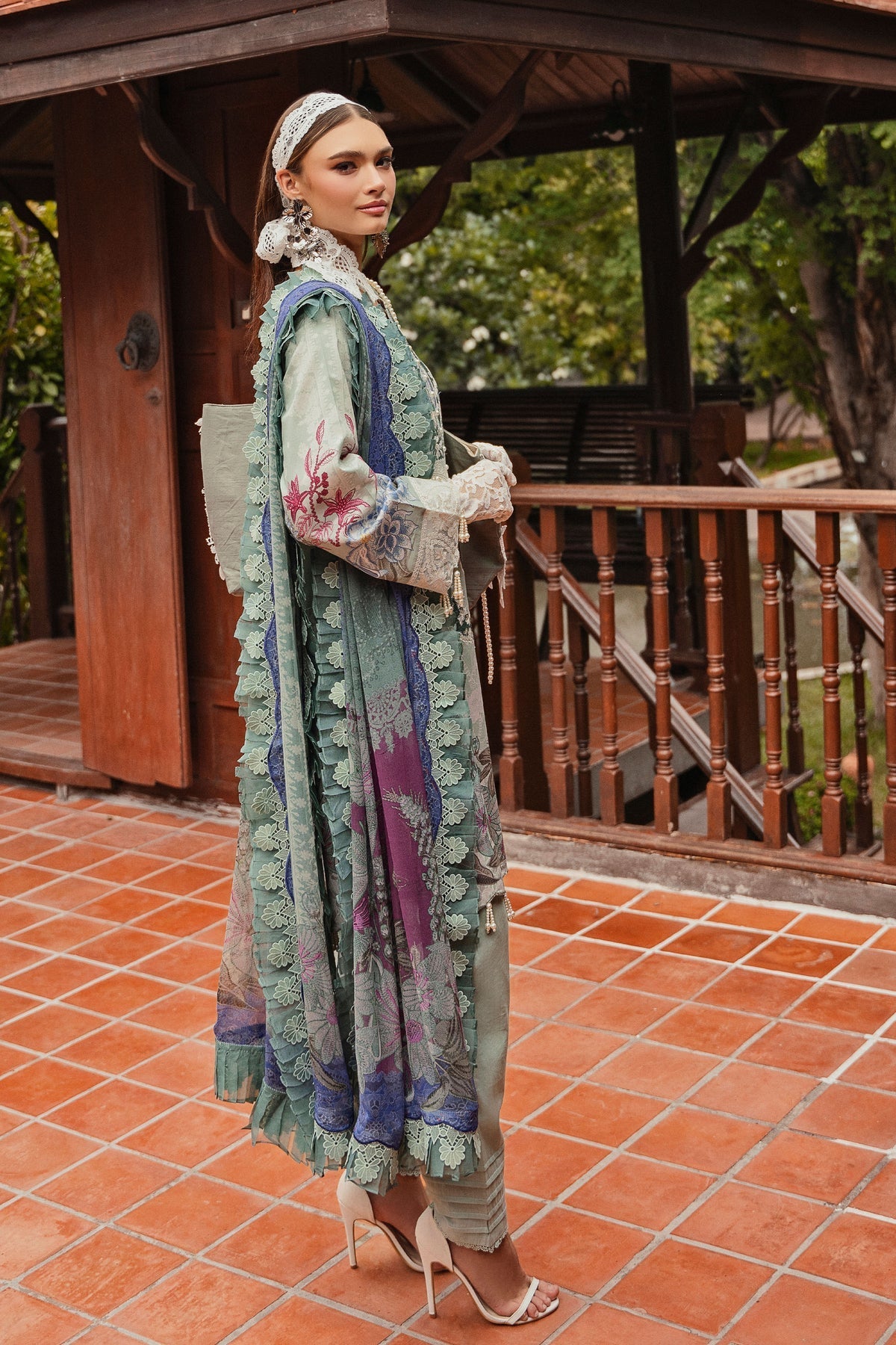 Jade | Bliss Lawn | D07 - Official Jade stockist in UK - Sakeena London