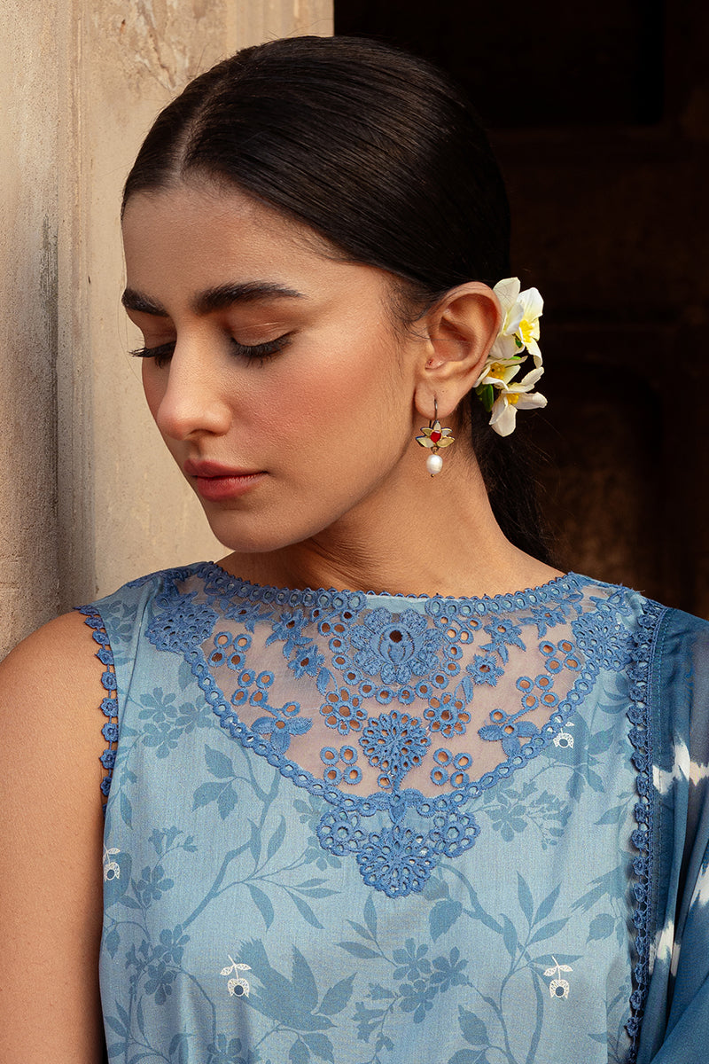 Cross Stitch | Premium Lawn 24 | BLUE SAND - Official Cross Stitch stockist in UK - Sakeena London