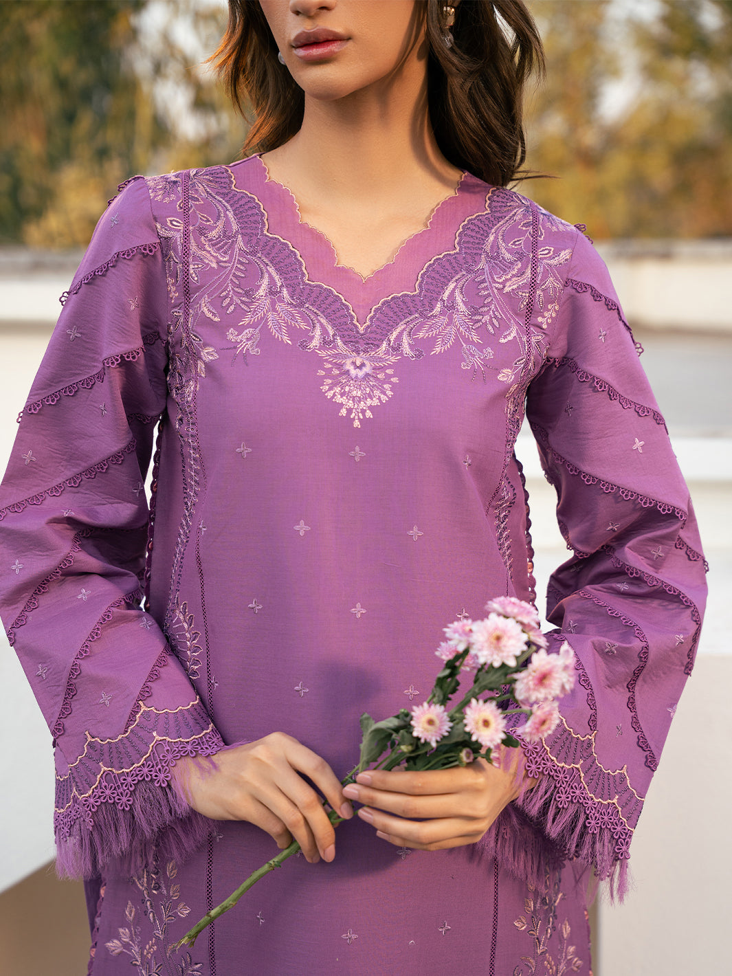 Bin Ilyas | Hazel Printed Lawn 25 | 2071 - A - Official Bin Ilyas stockist in UK - Sakeena London