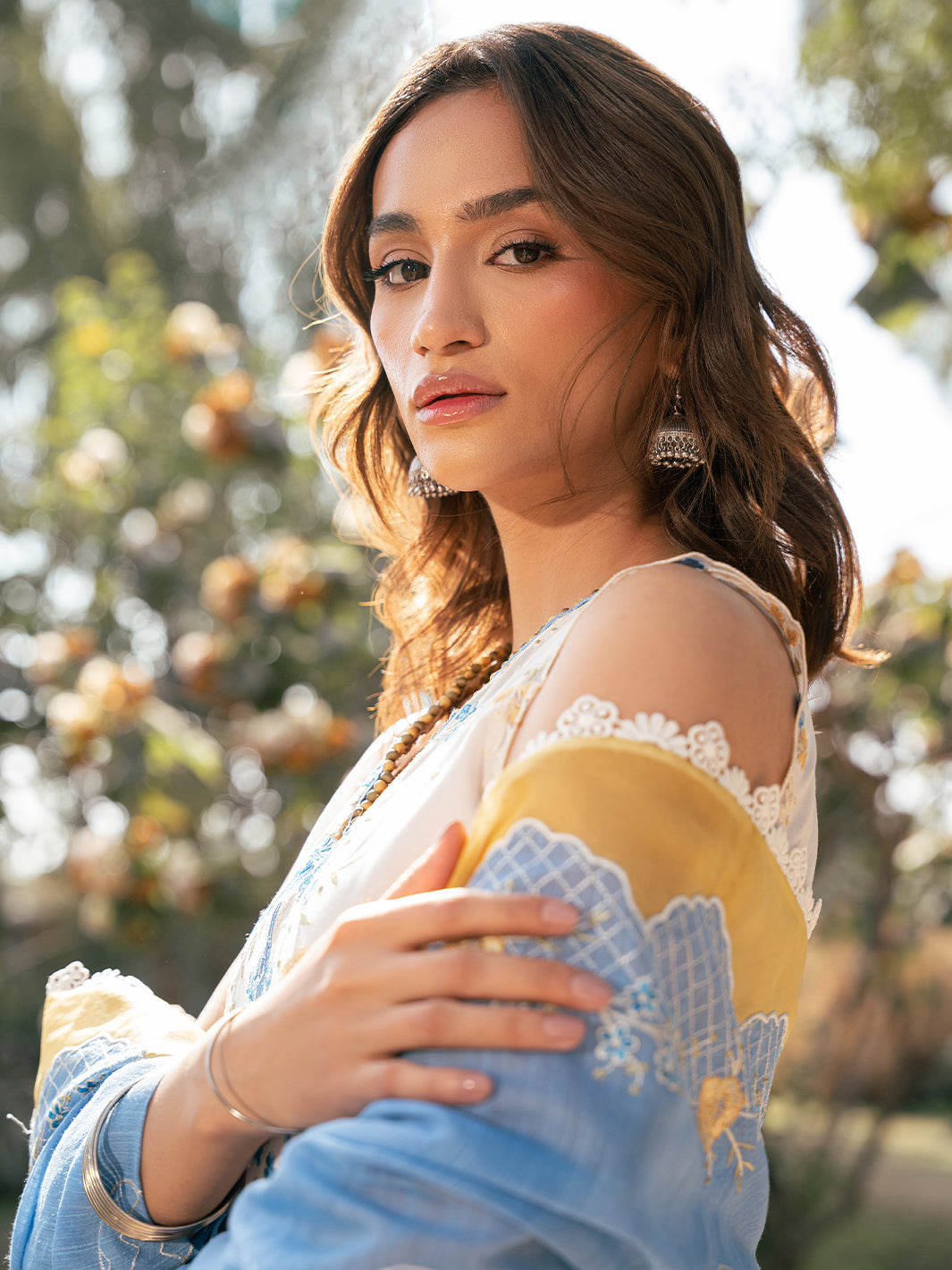 Bin Ilyas | Hazel Printed Lawn 25 | 2078 - B - Official Bin Ilyas stockist in UK - Sakeena London
