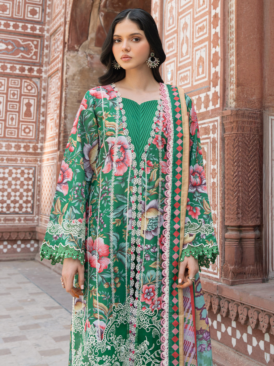 Bin Ilyas | Naqsh Naaz Luxury Lawn 25 | 2085 - D - Official Bin Ilyas stockist in UK - Sakeena London